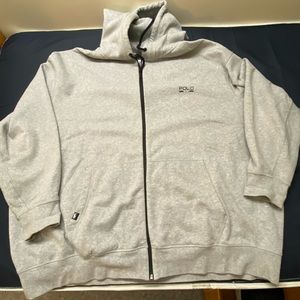 Light Gray Sport Polo Ralph Lauren Zip Up Sweatshirt Size 4XB